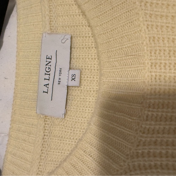 La Ligne Mini toujours sweater in the color butter light / pale yellow size XS - Picture 6 of 6